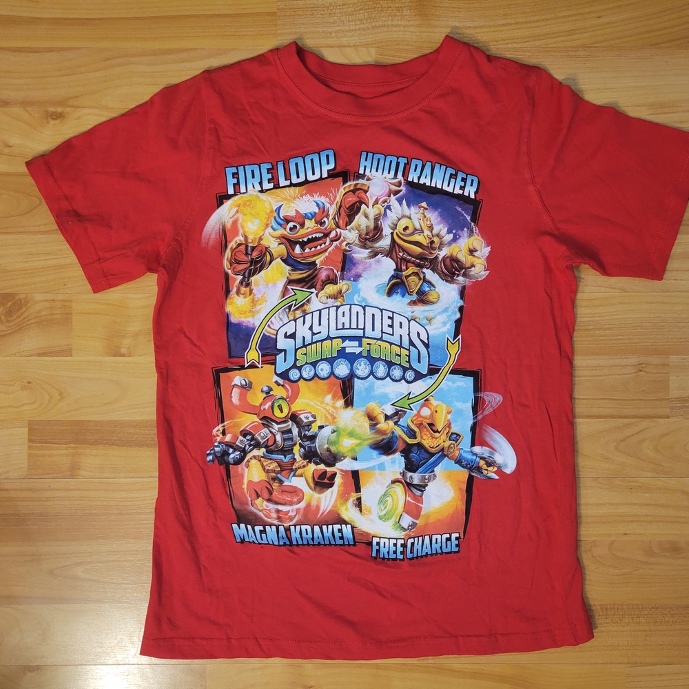 Free With Purchase. Youth Skylander 2013 Red Kids T-Shirt, Youth XL